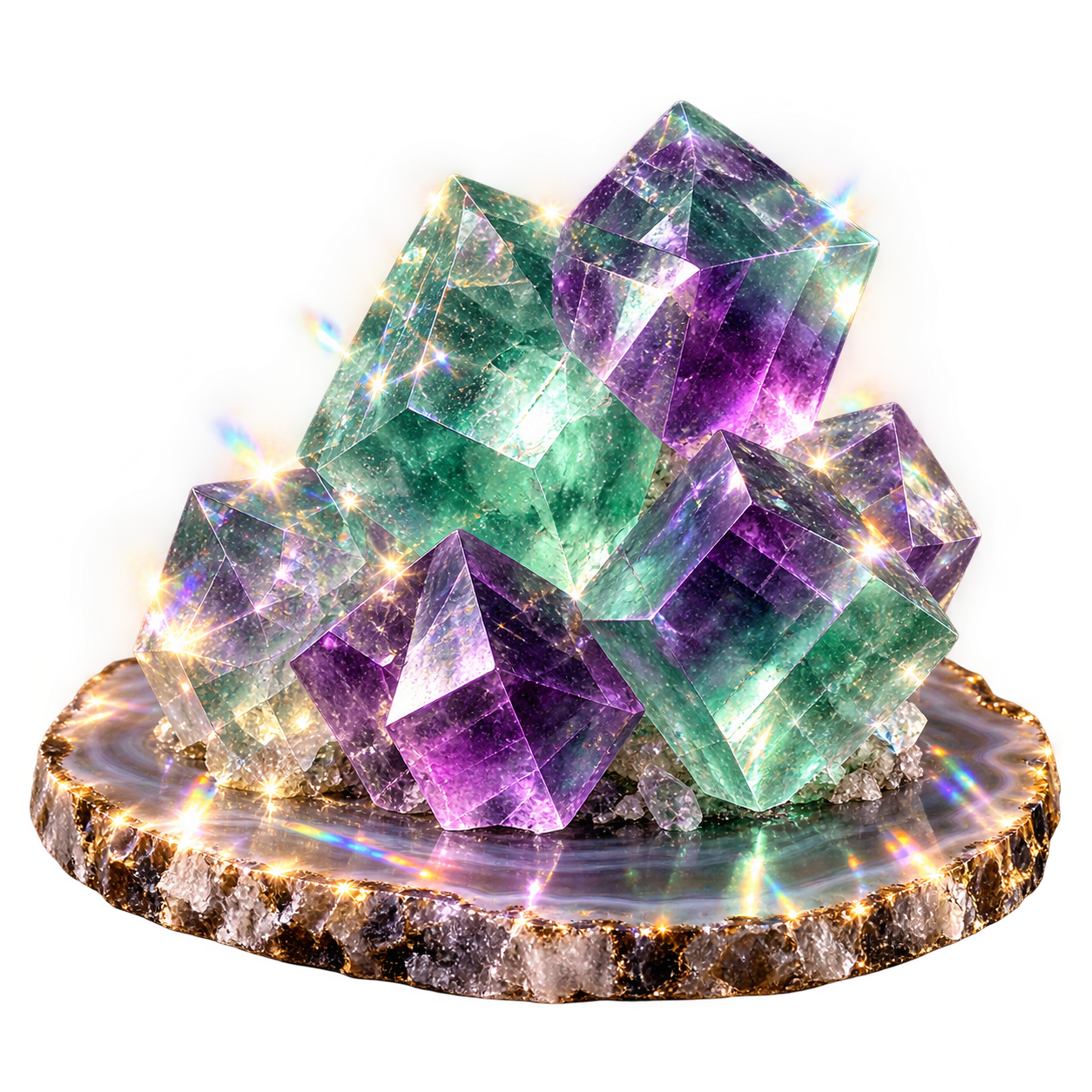 Fluorite mineral specimen
