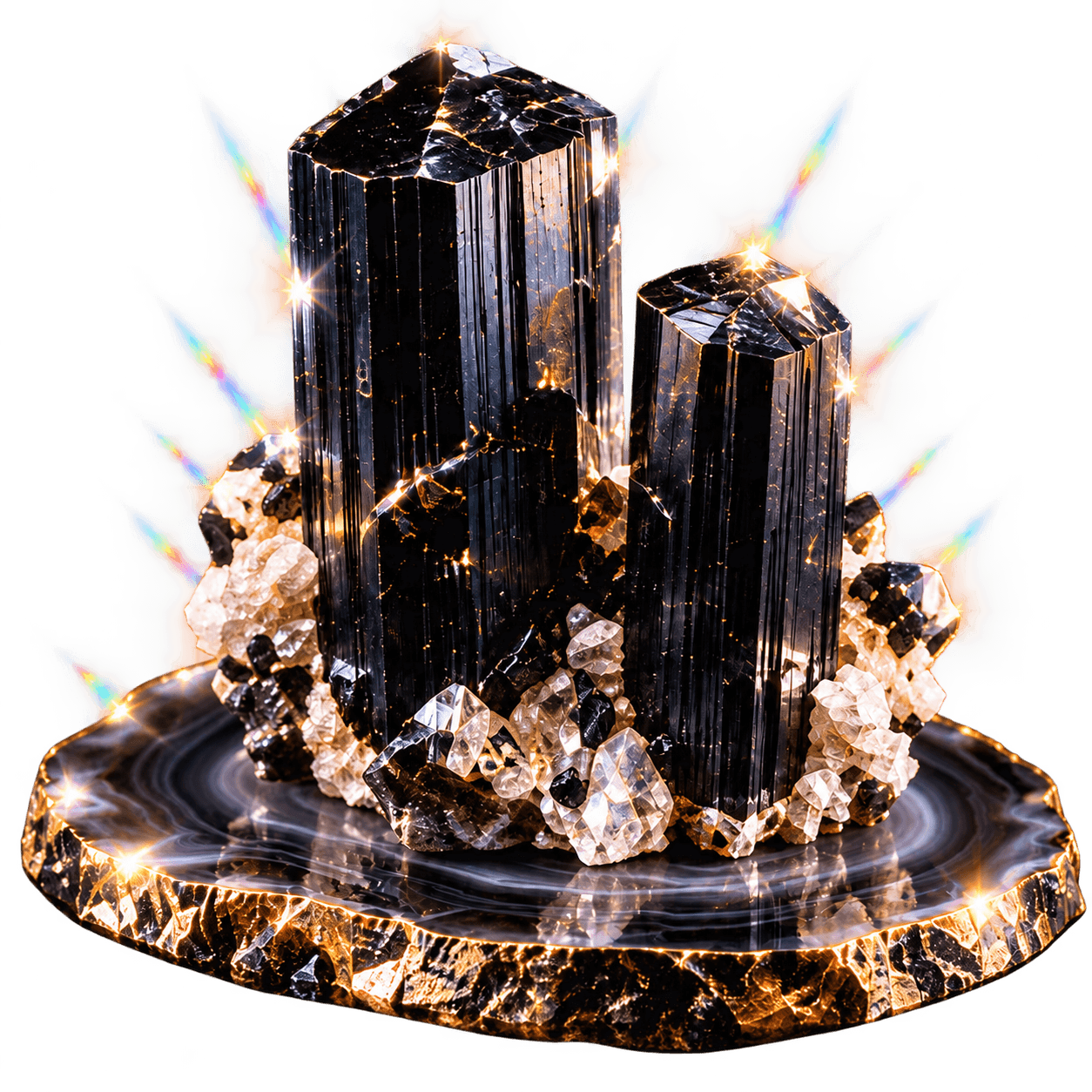 Black Tourmaline mineral specimen