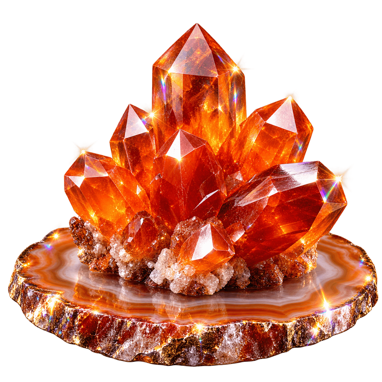 Carnelian mineral specimen