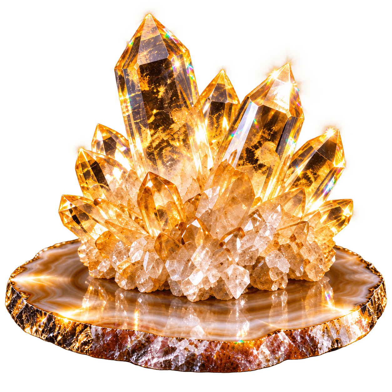 Citrine mineral specimen