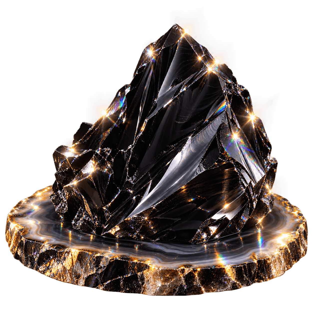 Obsidian mineral specimen
