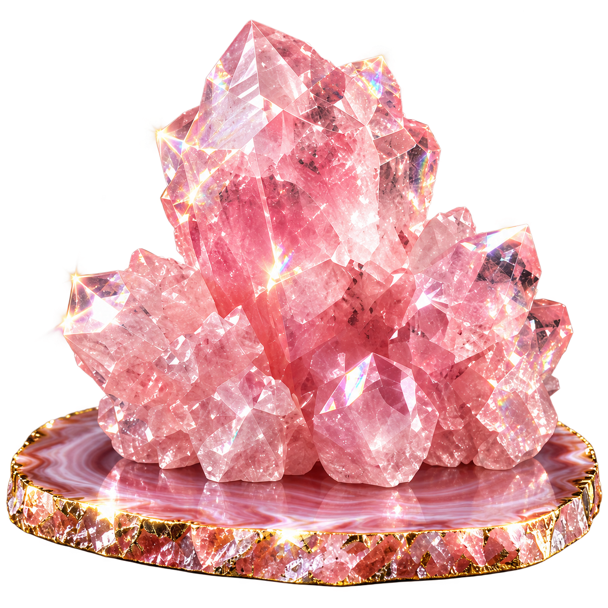 Rose Quartz mineral specimen