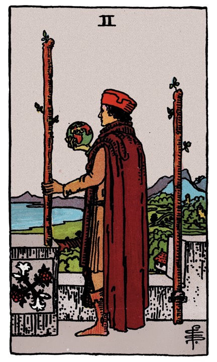 2 of Wands tarot card