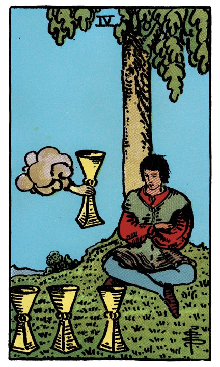 4 of Cups tarot card