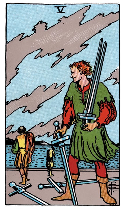 5 of Swords tarot card
