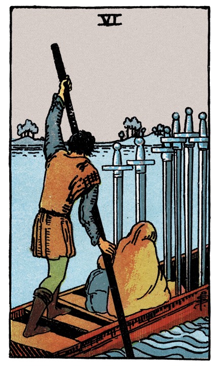 6 of Swords tarot card