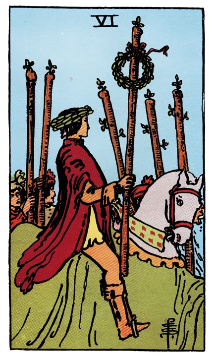 6 of Wands tarot card