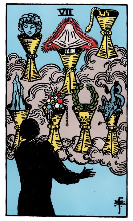7 of Cups tarot card