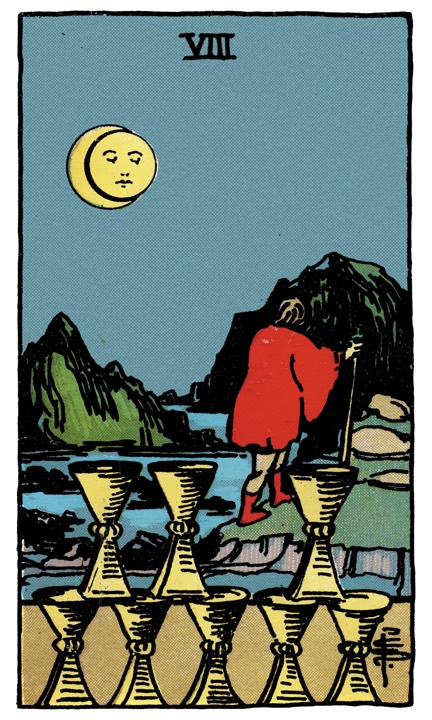 8 of Cups tarot card