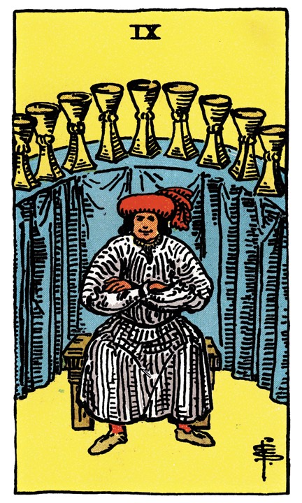 9 of Cups tarot card