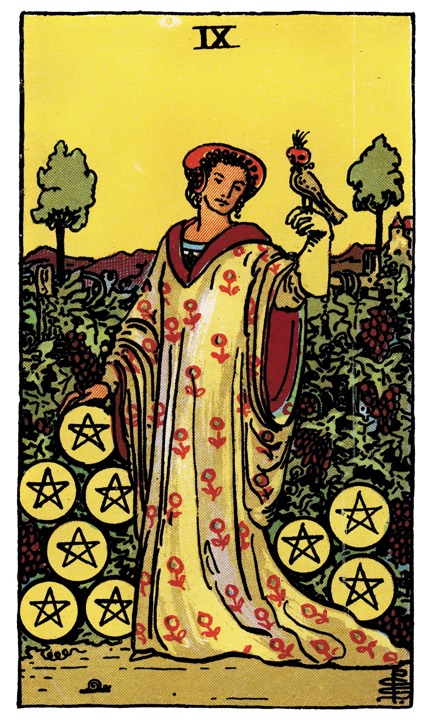 9 of Pentacles tarot card