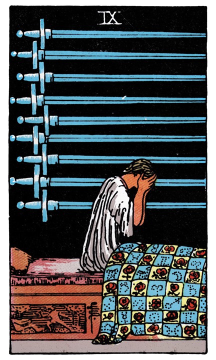 9 of Swords tarot card