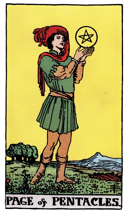 Page of Pentacles tarot card