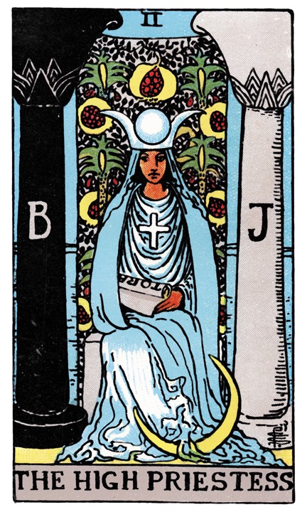 The High Priestess tarot card